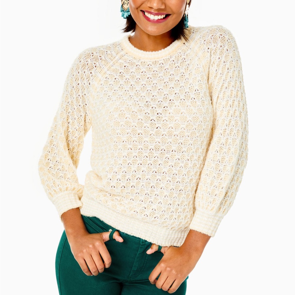 Lilly Pulitzer Women's Cream Corabelle Sweater NWT
